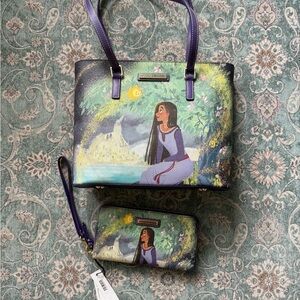 Disney Wish Dooney and Bourke Tote and Wallet Set